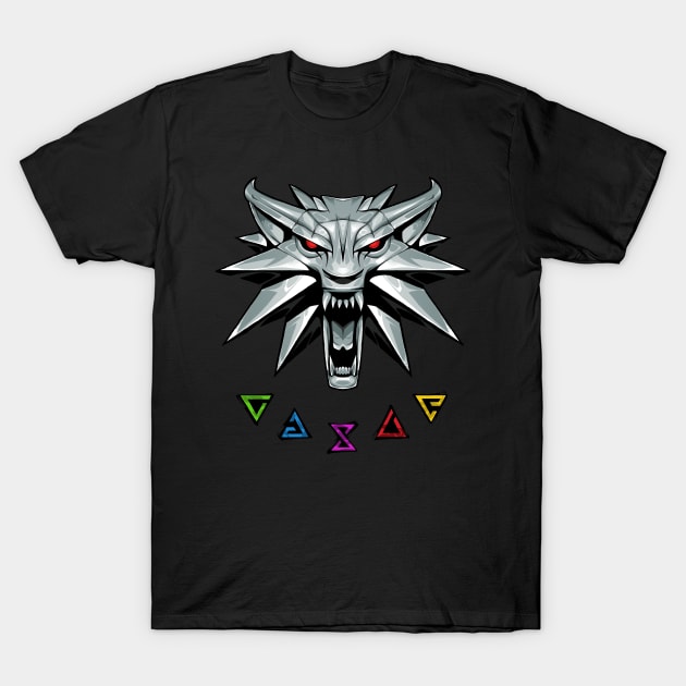 White Wolf Sigil T-Shirt by nabakumov